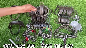 Thanh lý các mẫu cạm bẫy thú rừng, cạm bẫy chuột giá rẻ lh e