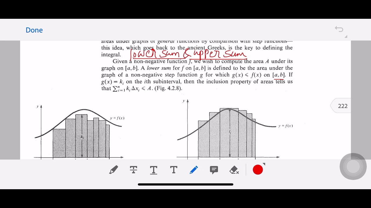 1st sem complementary maths sec 4 2 continuation lower sum and upper
