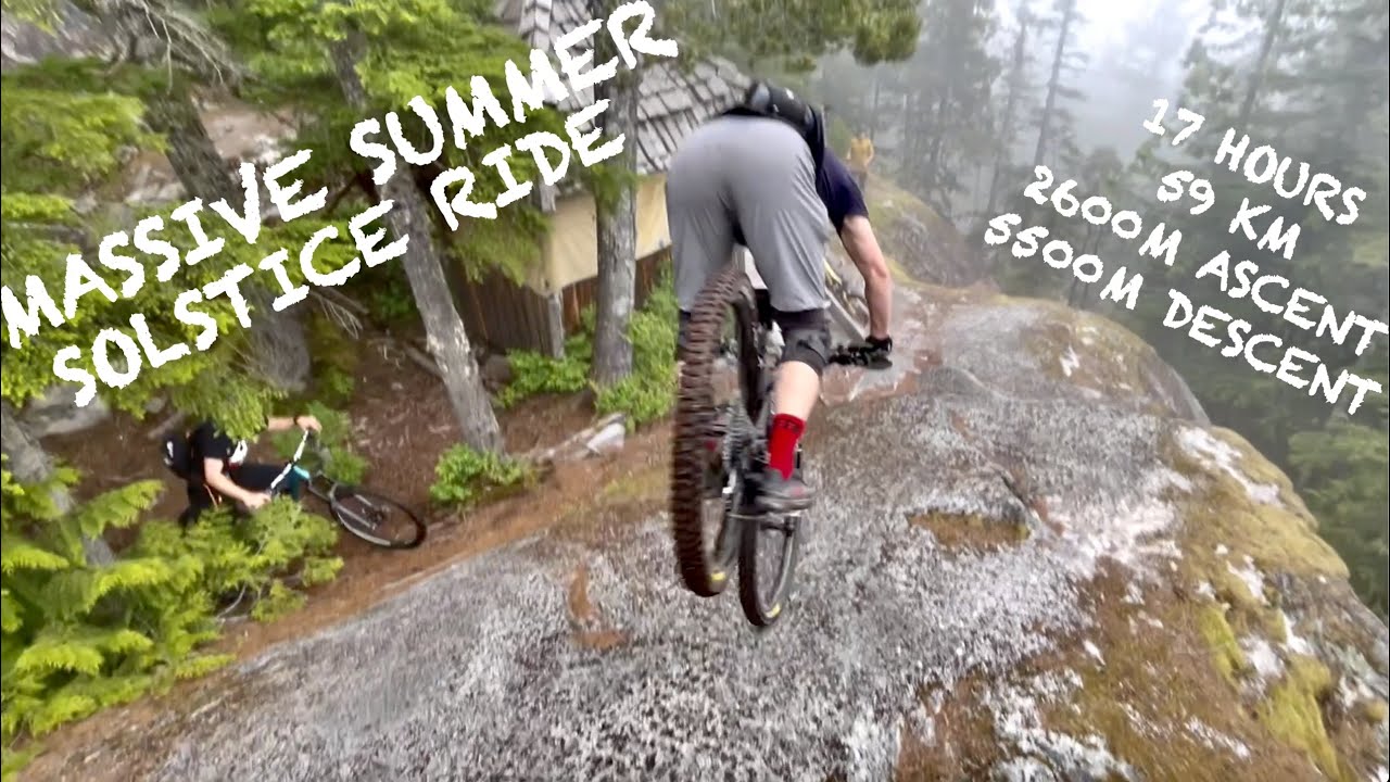 Massive Summer Solstice Ride Down Insane Trails! - YouTube