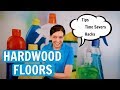 Hardwood Floor Secrets - Light Cleaning vs. Heavy Duty Cleaning