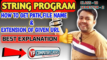 Write a String Program in java to extract path, file name and extension from given file location