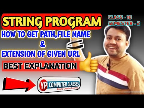 Write a String Program in java to extract path, file name and extension from given file location