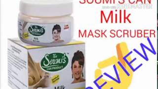 Soumis can milk mask scrubber review