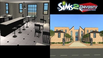 Luxurious Dorms Speed Build -Sims 2 University