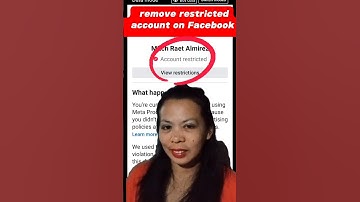PAANO TANGGALIN ANG RESTRICTED SA FACEBOOK ACCOUNT #shorts | Momshieblog