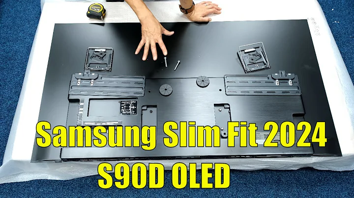 Samsung SlimFit 2024 Wall Mount Install, custom fit on Samsung S90D OLED