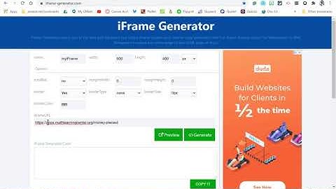 iFrame Generator