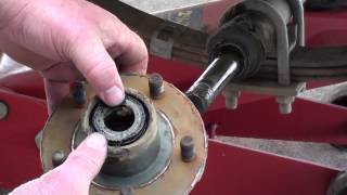 Pt.1 Boat Trailer Bearing Service At DRay's Shop