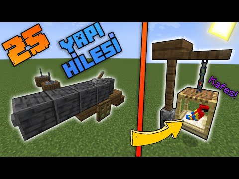 25 BİLİNMEYEN KOLAY YAPI HİLESİ! | Minecraft Yapı Hileleri