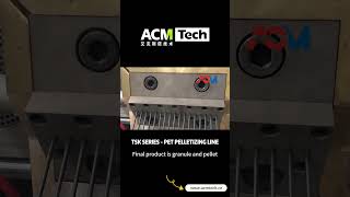 50-1000 Kgh Waste Pet Flakes Pellet Making Machine, Pet Bottle Pelletizing Granulator Line