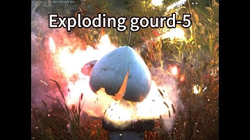 Exploding gourd-5 high-speed camera video