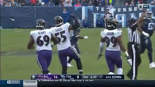 Ravens defense does the "shoot" dance after 3rd down stop
