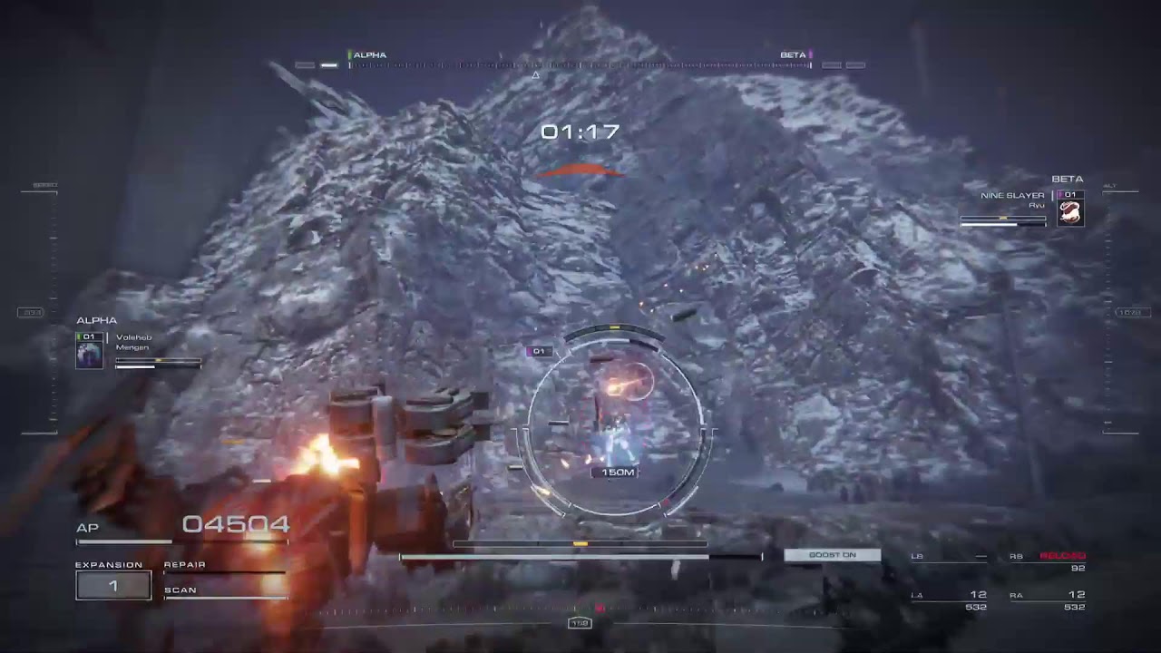 AC6 エツ月光でランクマッチ