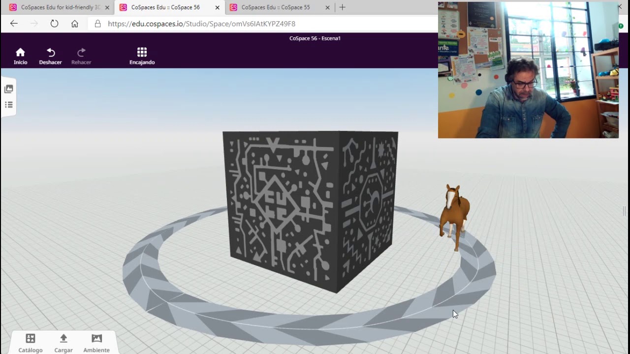 Realidad Aumentada. Merge Cube Tutorial Enero 2021.