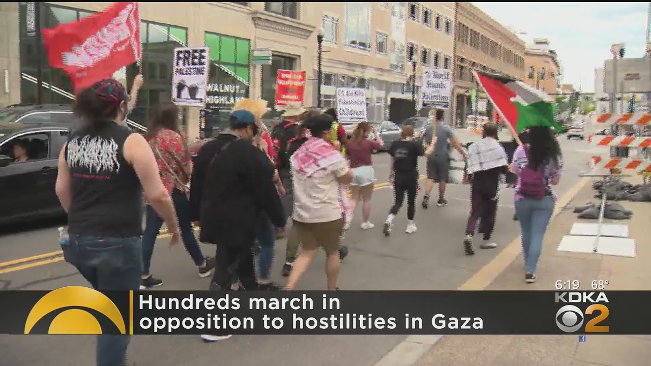 Hundreds March In Pittsburgh In Solidarity With Palestine