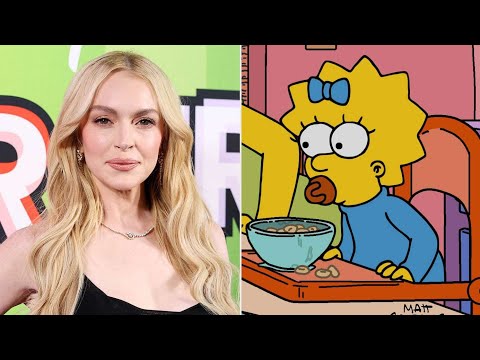Lindsay Lohan Speaks as Maggie Simpson! Fans Shocked by Rare Talking Baby Moment