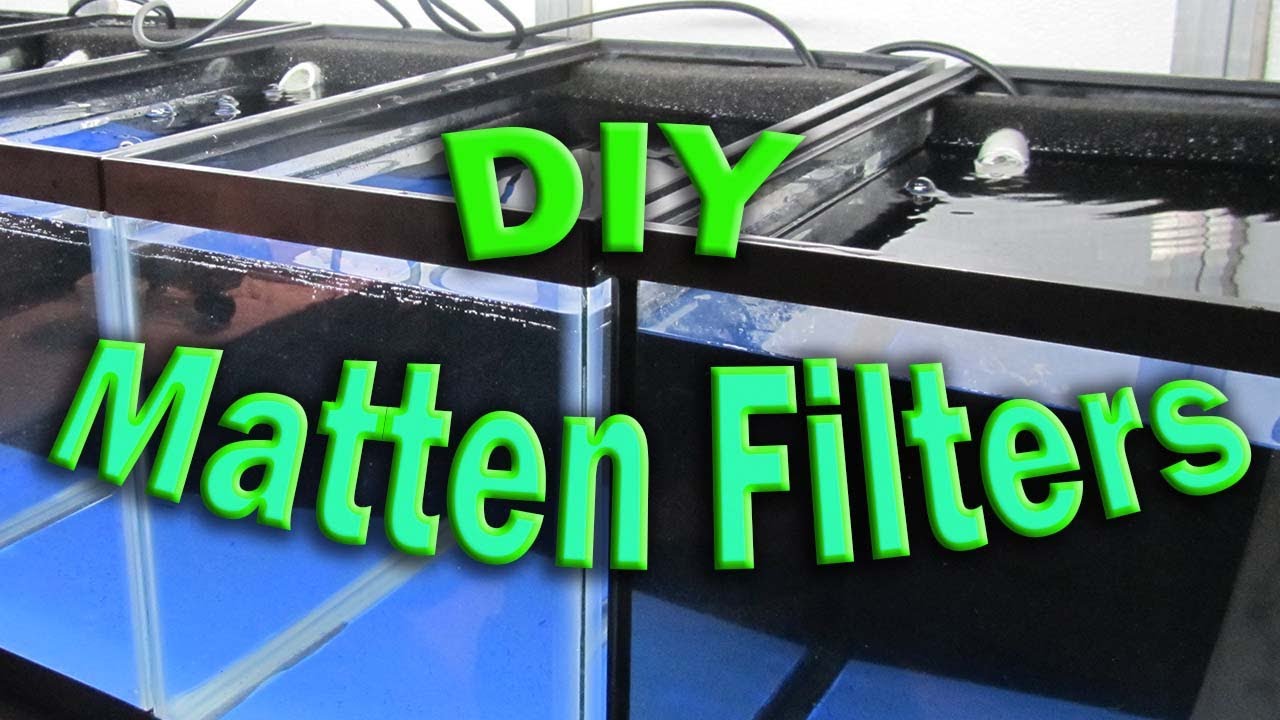 Самодельный фильтр-мат для аквариумов