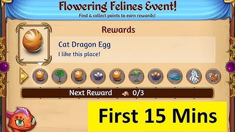 Merge Dragons - Flowering Felines Event Part 1 - First 15 Mins Gameplay
