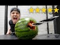 I Bought The BEST and WORST Rated WEAPONS On Amazon!! (5 STAR vs 1 STAR)