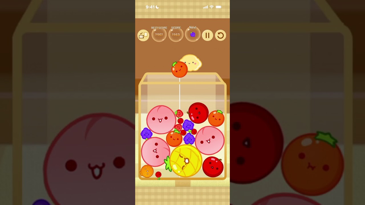 Day 1 seeing how fast I can merge together a watermelon! Suika Game! Fruit matching!
