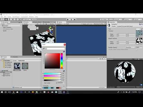 Catlikecoding's Unity Tutorial: Rendering 3 - Combining Textures