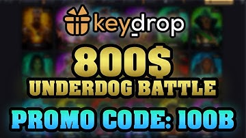 KeyDrop Promo Code 🏆 UNDERDOG CASE BATTLE 🏆 Best Key Drop Code 2025 🏆