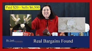 Real Bargain Hauls at Thrift Stores, Auctions, Social Media | Murano Glass & Ceramics by Dr. Lori