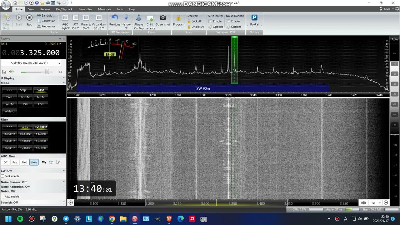 Possible voice. Airspy SDR. Частоты Volmet.