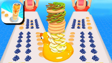 Pancake Run game in New Level walkthrough Mobile Game All Trailers Update Gameplay ios,Android