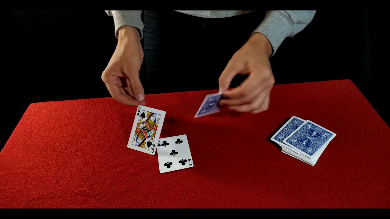 Фокус с картами кресты