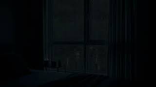 🌃 Rain on City Window at Night — Cozy Apartment Ambience for Sleep & Focus | No Ads