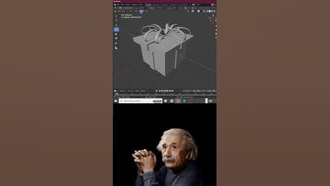 How to make gift box in blender #3d #blender3d