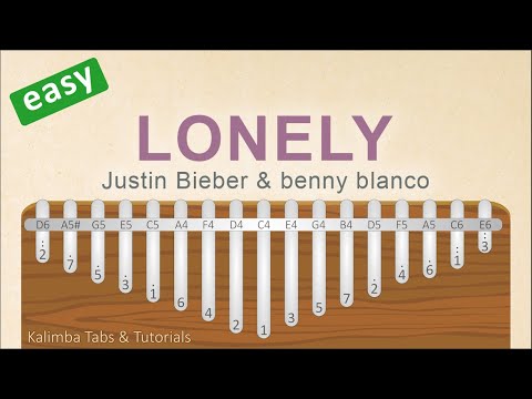 Justin bieber & Benny Blanco - Lonely | Kalimba Tabs & Tutorials - YouTube