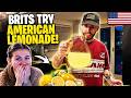 Brit Girl Reacts to Brits First Time Trying American Lemonade!