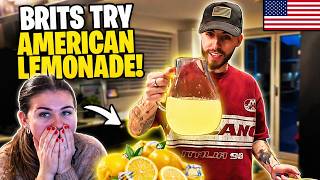 Brit Girl Reacts to Brits First Time Trying American Lemonade!