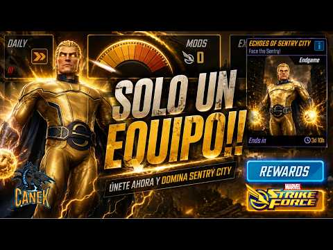 ▶SENTRY CITY ECHOS GUIDE!! WITH A SINGLE TEAM!! IN Marvel Strike Force in Spanish #marvelstrikeforce