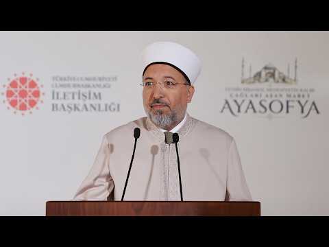 “Restoring Hagia Sophia to its original identity is a testament to our nation upholding its values”