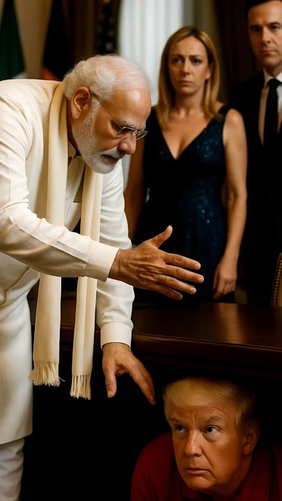 G7 conference में मोदी जी को देख भाग गए Donold Trump #funny #viralshorts #g7_summit