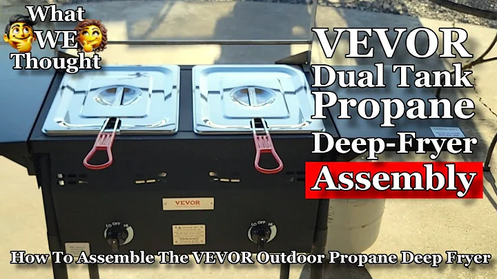 VEVOR Dual Tank Deep Fryer Setup – Easy Step-by-Step Guide!