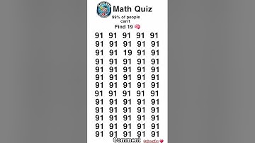 🧠 Math Quiz Brain Test #maths #braintestsolution #reasoning #puzzlegame #puzzle #mathexam #mathquiz
