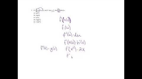 2012 BC Multiple Choice #1-8