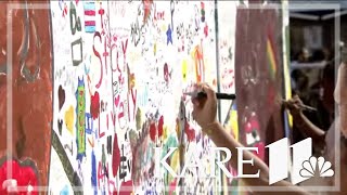 Juneteenth community mural takes shape in Minneapolis