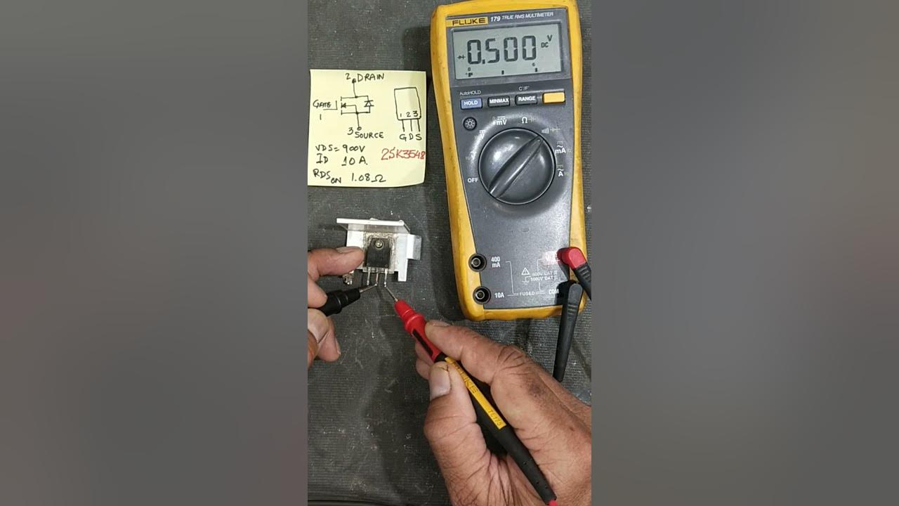 How to test mosfet using multimeter shorts YouTube