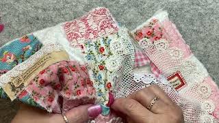 A length in Time #2 - Slow Stitched Journal Covers  #junkjournal #slowstitching #journalcover screenshot 4