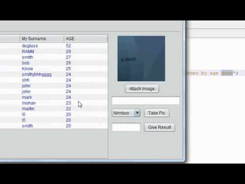 Java prog#106  How to sort the records in ascending or descending order from sql in java netbeans