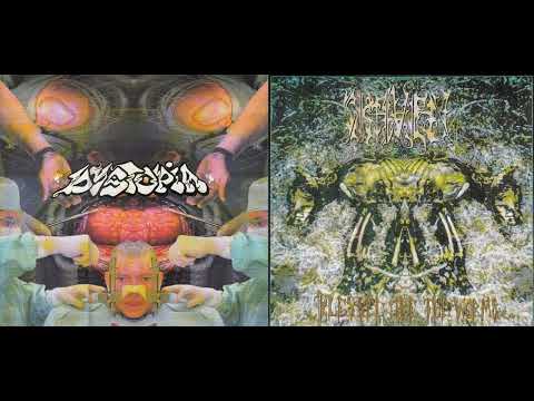 Dystopia (3) — DYSTOPIA / SKAVEN - split LP (1996)