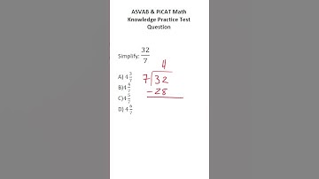ASVAB/PiCAT Arithmetic Reasoning Test Q: Fractions & Mixed Numbers #acetheasvab w/ #grammarhero