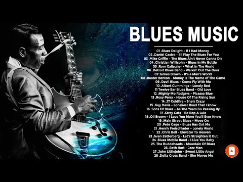 Relaxing Blues Music - Greatest Blues Rock Songs Of All Time - Slow Blues Blues Ballads Music