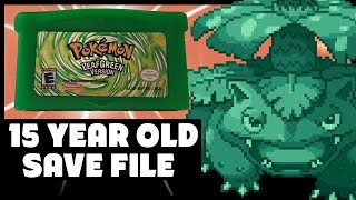 Exploring my 15 YEAR OLD Pokemon LeafGreen Save File! - PokeTips