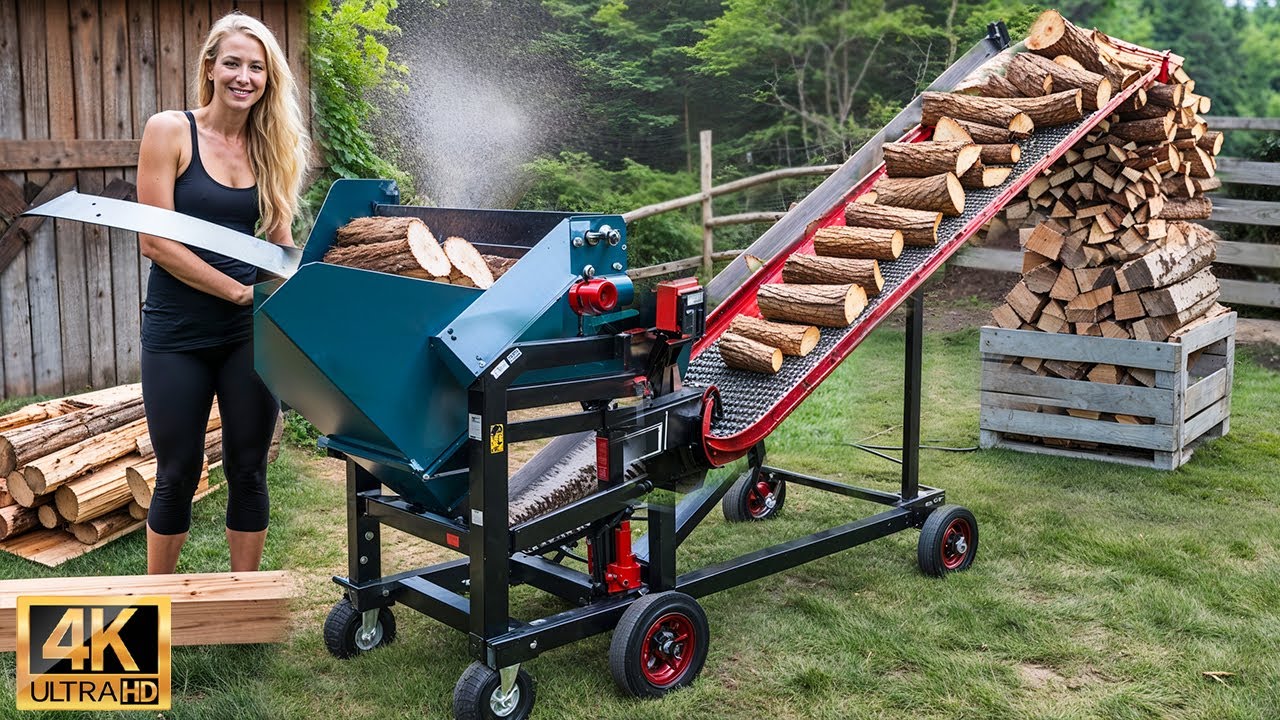 30 Mind-Blowing Firewood Processing Machines in Action! | Homemade ...